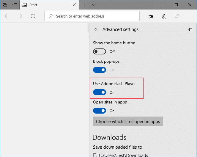 Chrome、Firefox、およびEdgeでAdobe FlashPlayerを有効にする