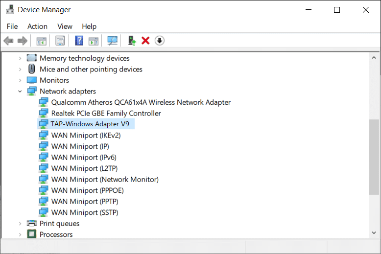 TAP Windows Adapter คืออะไรและจะลบได้อย่างไร