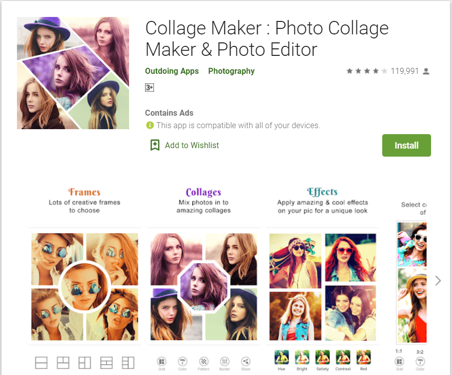 10 meilleures applications de cadre photo pour Android