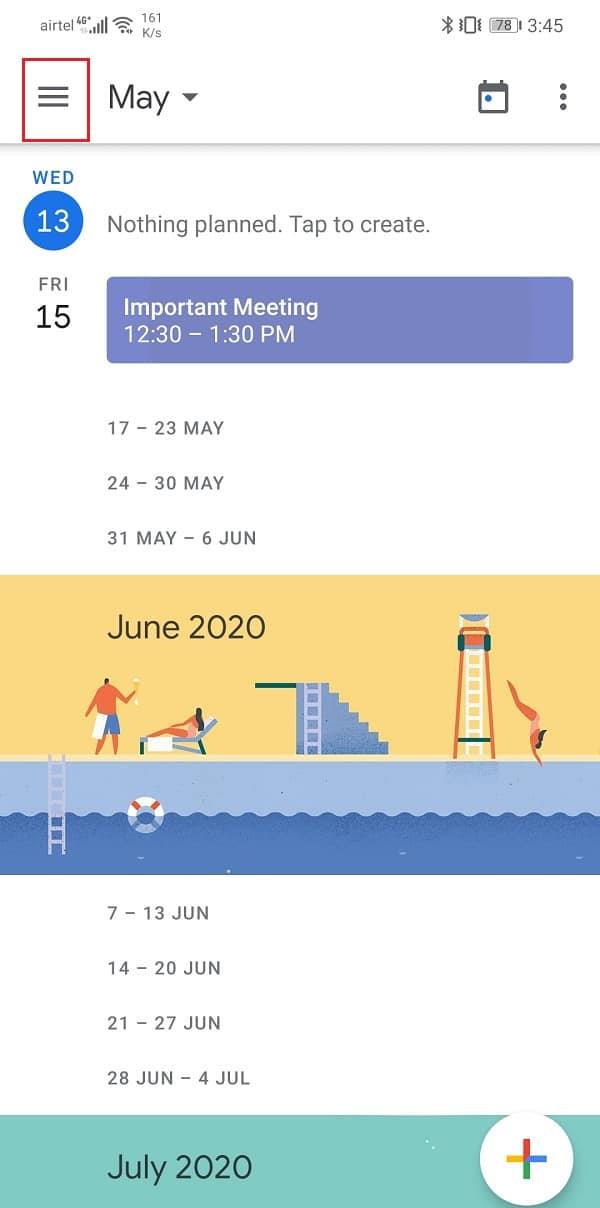 Restaurer les événements Google Agenda manquants sur Android