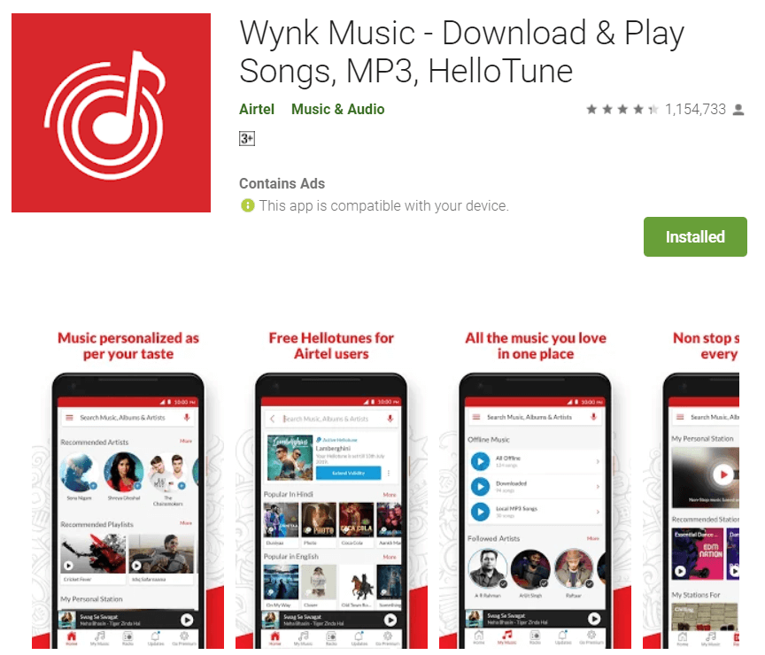 10 Aplikasi Musik Gratis Terbaik untuk mendengarkan musik tanpa WiFi