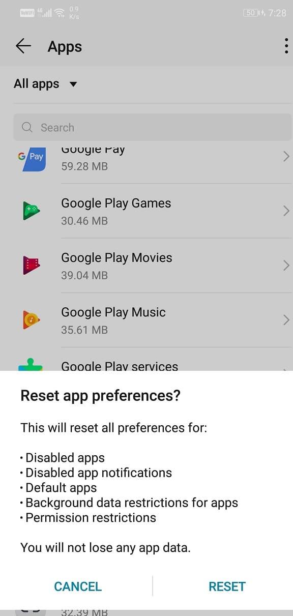 إصلاح للأسف ، توقفت خدمات Google Play عن العمل عن طريق الخطأ