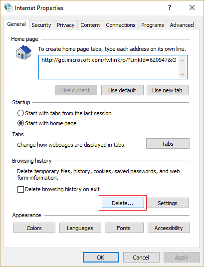 Reparar el error de secuencia de comandos de OneDrive en Windows 10