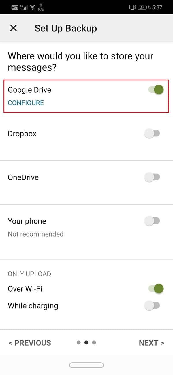 Come eseguire il backup e ripristinare i messaggi di testo su Android