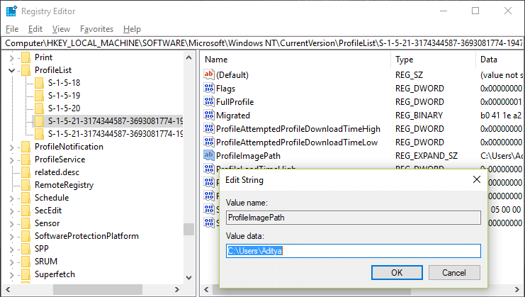 在 Windows 10 中查找用戶的安全標識符 (SID)