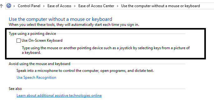 Astuce Windows 10 : Activer ou désactiver le clavier à l'écran