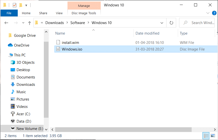 3 Cara Memasang atau Melepas File ISO di Windows 10