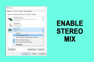 Bagaimana Mengaktifkan Stereo Mix di Windows 10?