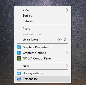 Ripristina le vecchie icone del desktop in Windows 10