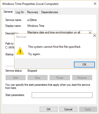 Fix Windows Time Service Doesn’t Start Automatically