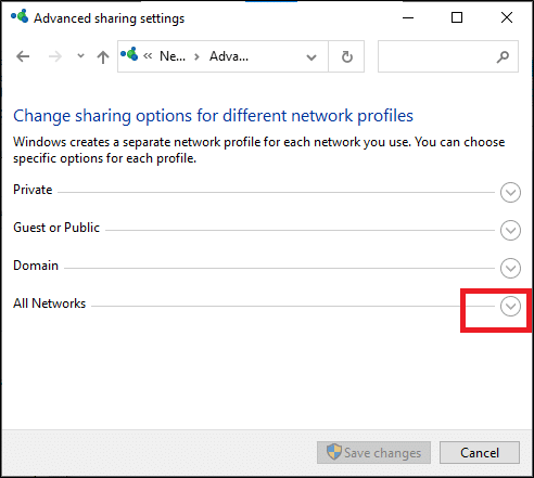 Windows 10 파일 공유가 작동하지 않는 문제 수정