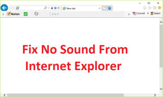 Исправить отсутствие звука в Internet Explorer 11