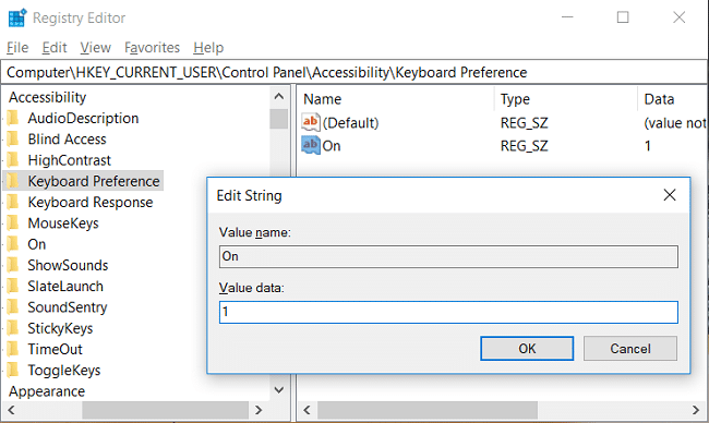 Habilitar o deshabilitar los accesos directos de las teclas de acceso subrayado en Windows 10 Habilitar o deshabilitar los accesos directos de las teclas de acceso subrayado en Windows 10