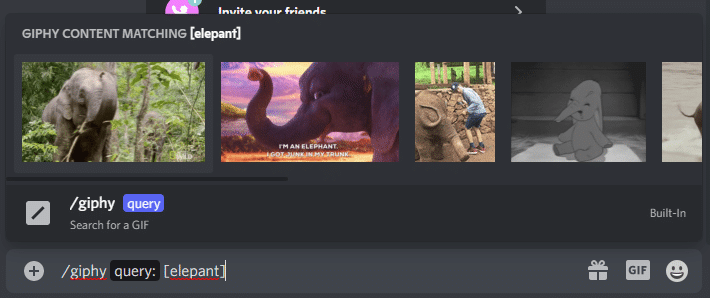 Discord 命令列表