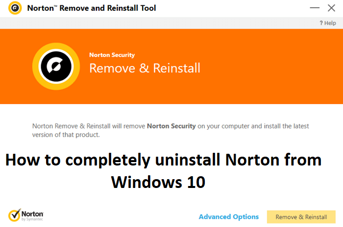 Comment désinstaller complètement Norton de Windows 10