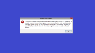 C:\windows\system32\config\systemprofile\Desktop Tidak Tersedia: Diperbaiki