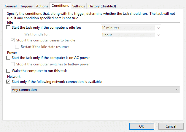 Windows 10'da Çalışmayan Görev Zamanlayıcı'yı Düzeltin