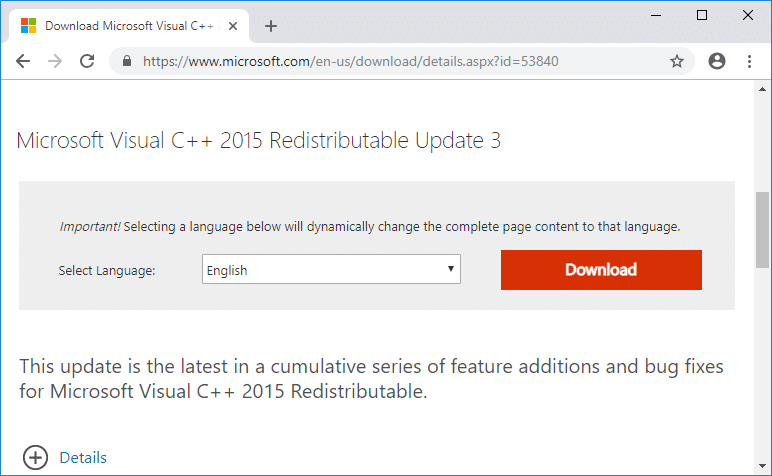 修復 Windows 10 中缺少 VCRUNTIME140.dll