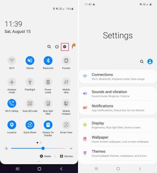 Cum să accesați meniul Setări Android