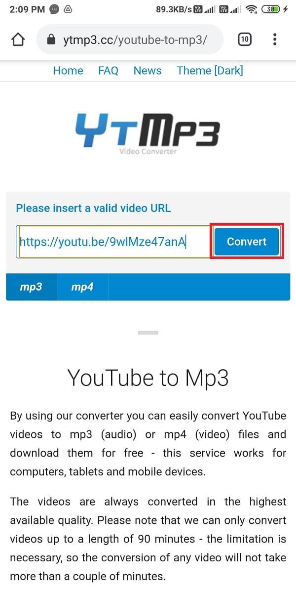 Comment créer une chanson YouTube comme sonnerie sur Android