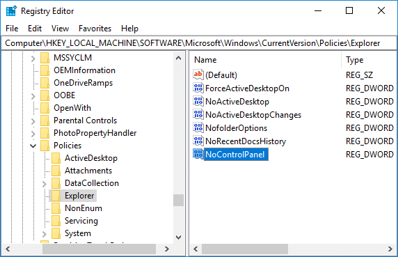啟用或禁用控制面板和 Windows 10 設置應用程序