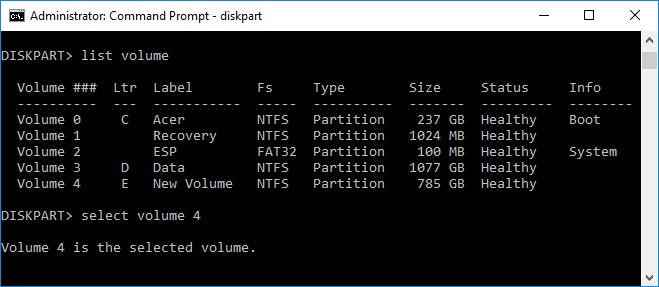 Comment supprimer un volume ou une partition de lecteur dans Windows 10
