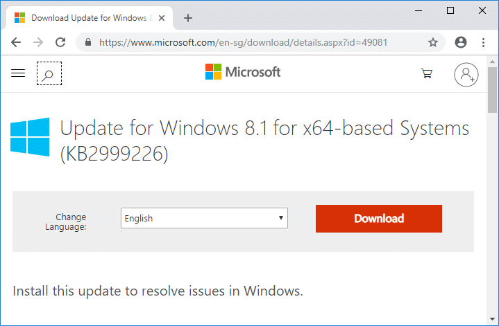 Correzione dell'errore di installazione ridistribuibile di Microsoft Visual C++ 2015 0x80240017