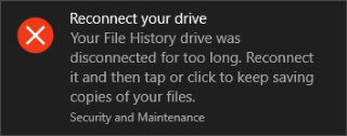 Perbaiki Sambungkan kembali peringatan drive Anda di Windows 10