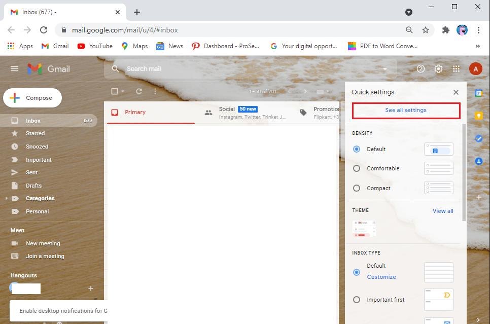 pourquoi mail reste dans boite d envoi gmail