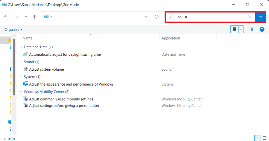 Windows11でGodモードを有効にする方法