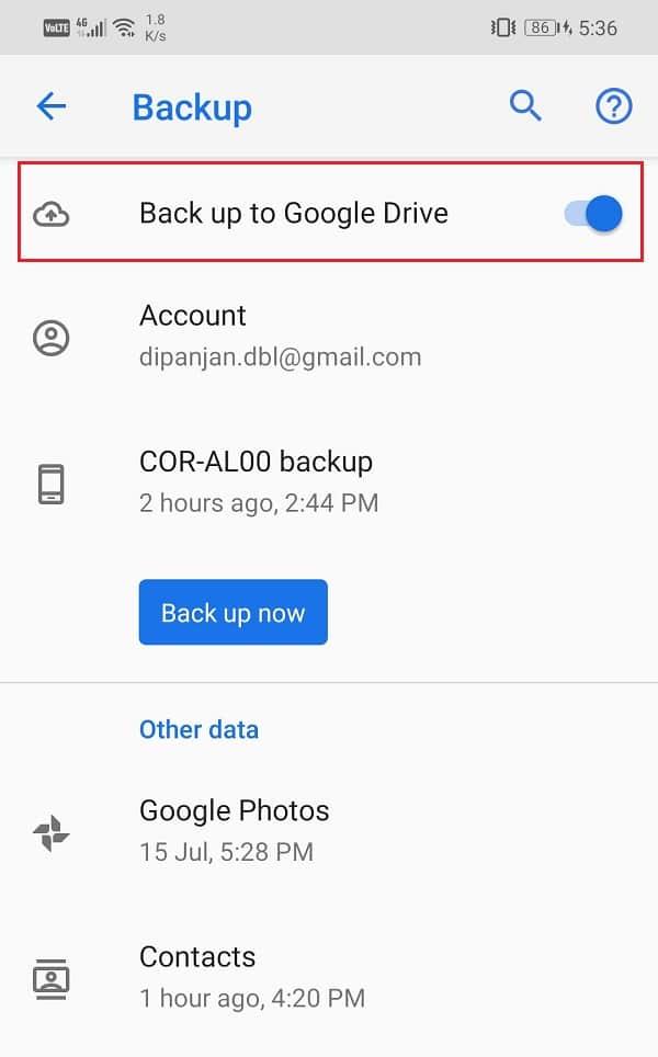 Come eseguire il backup e ripristinare i messaggi di testo su Android
