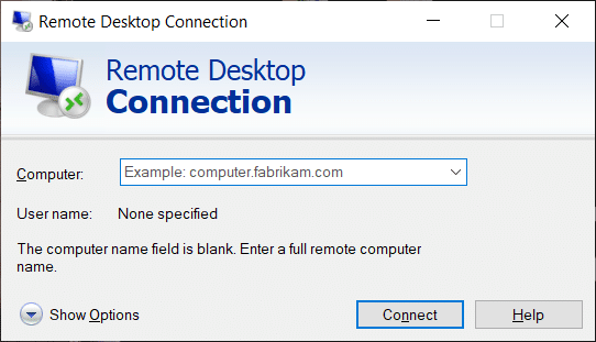 Modifica porta desktop remoto (RDP) in Windows 10