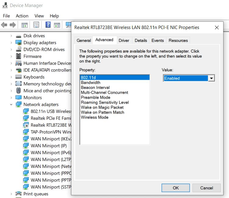 Correction du WiFi 5 GHz qui n'apparaît pas dans Windows 10