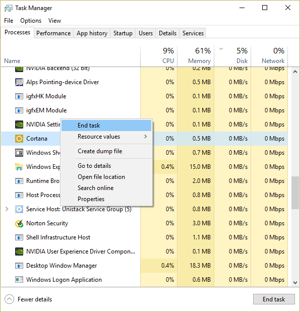 Perbaiki Pencarian Tidak Bekerja di Windows 10
