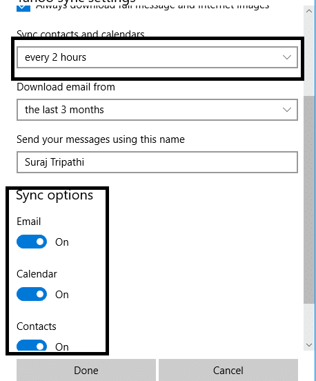 Configurer le compte de messagerie Yahoo dans l'application Windows 10 Mail