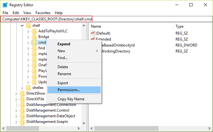 Заменить PowerShell на командную строку в контекстном меню в Windows 10
