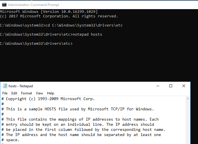 إصلاح رفض الوصول عند تحرير ملف المضيفين في نظام التشغيل Windows 10