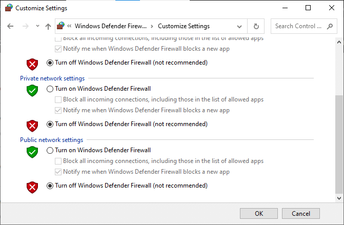 Windows 10 파일 공유가 작동하지 않는 문제 수정