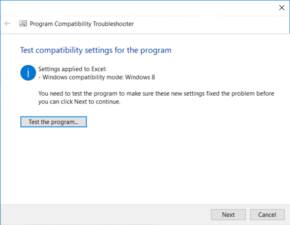 Modifica la modalità di compatibilità per le app in Windows 10