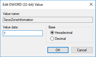 Correggi i file scaricati dal blocco in Windows 10
