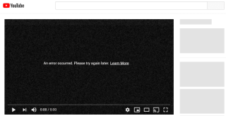 Risolto il problema con i video di YouTube non caricati. Si è verificato un errore, riprova più tardi