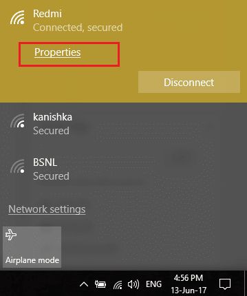 مشكلة الاتصال المحدود بشبكة WiFi [محلول]