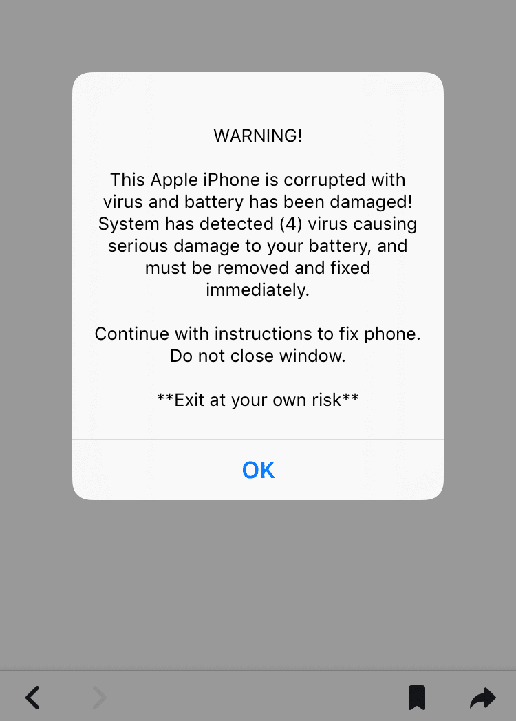 Comment réparer le message d'avertissement de virus Apple