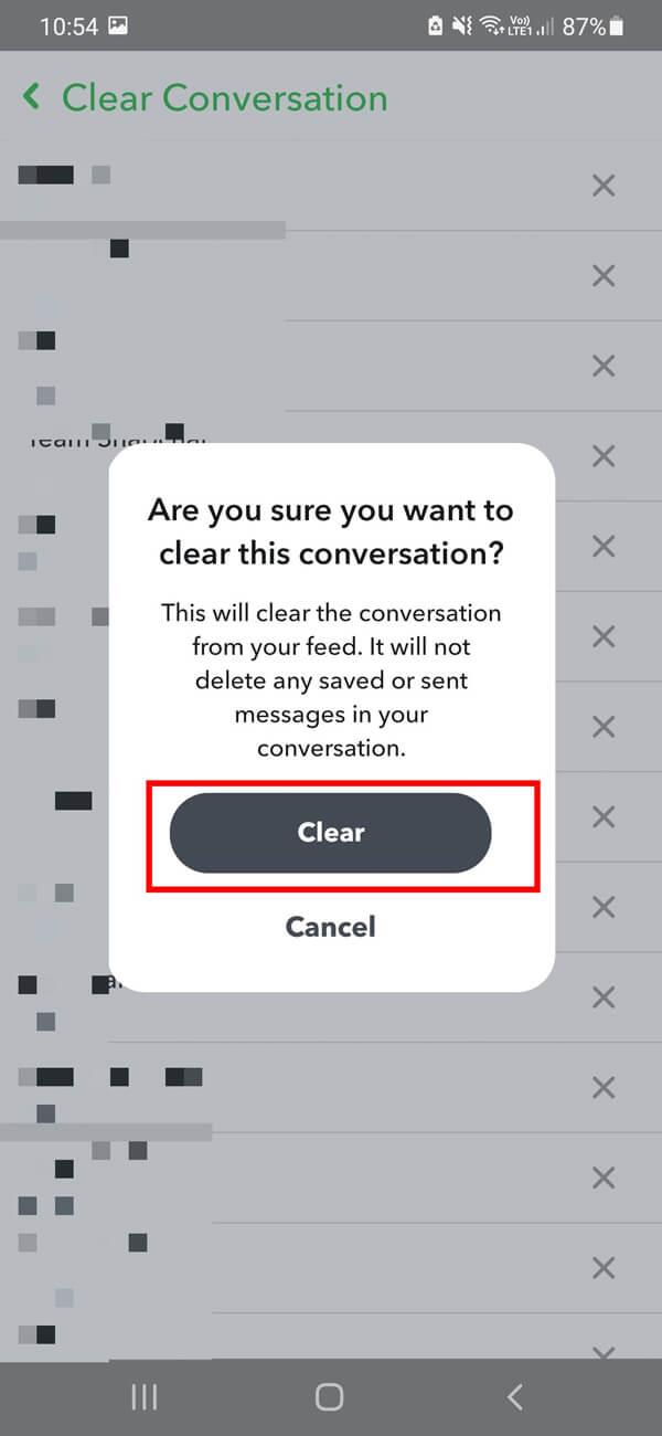 Comment supprimer des messages sur Snapchat