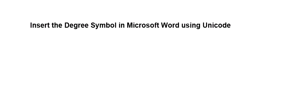 在 Microsoft Word 中插入度數符號的 4 種方法