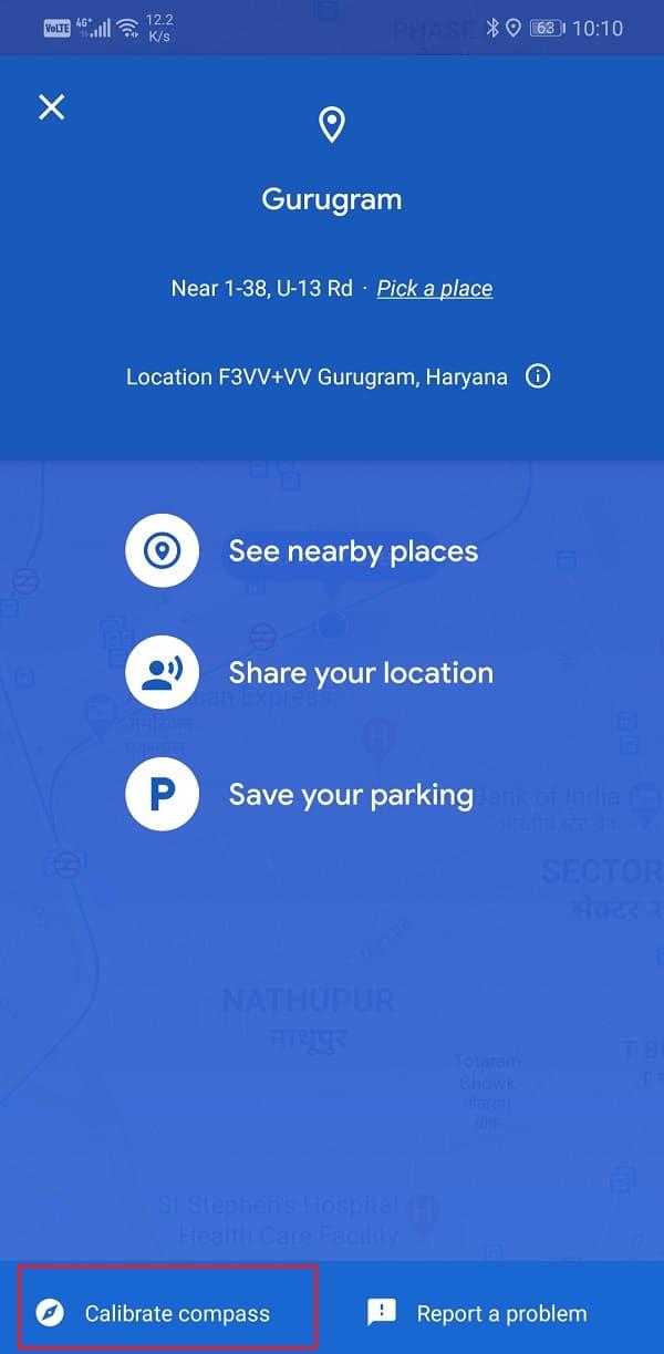 Arreglar Google Maps no muestra direcciones en Android