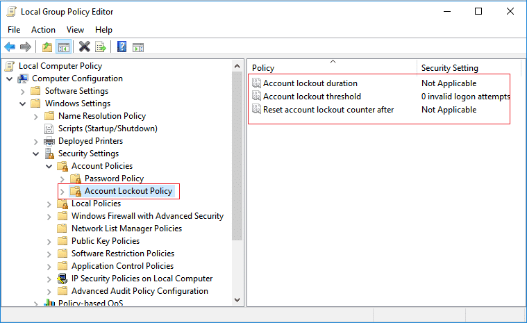 Batasi Jumlah Upaya Masuk yang Gagal di Windows 10