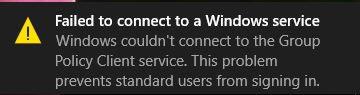 Cara Memperbaiki Gagal terhubung ke layanan Windows