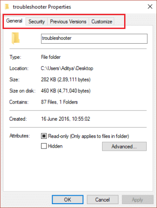 Tab berbagi tidak ada di Properti Folder [DIPERBAIKI]