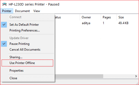 Cara Membuat Printer Anda Kembali Online di Windows 10